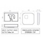 EIL Receptor-intrerupator RF pt LED 12VDC/12VDC, max 3A